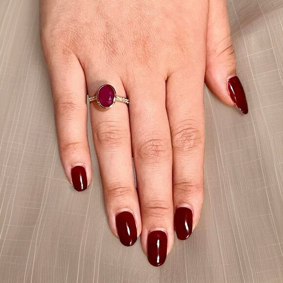 Natural Ruby Diamond Ring 6.75 14k Y Gold 4.38 TCW Certified $4,950 310583 - Picture 13 of 16